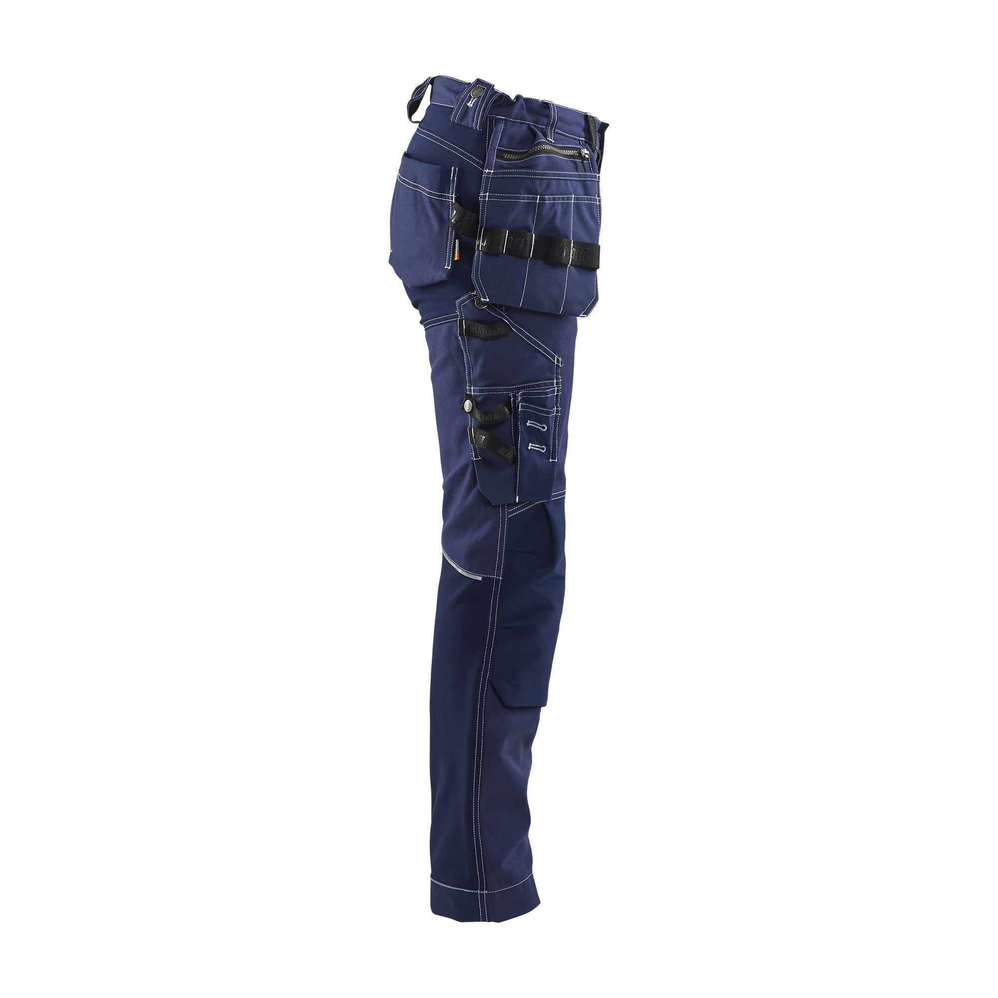 BLAKLADER 71301370 Women's Craftsman Trousers with Stretch Work Trousers Women - 100% Cotton
